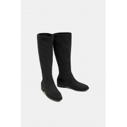 Bottes stretch en textile...